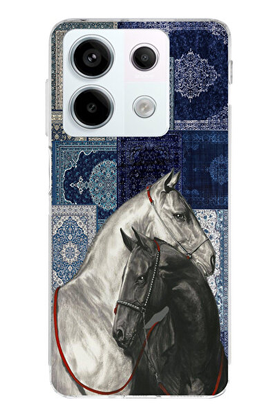 TechTree حافظة سيليكون متوافقة مع هاتف Redmi Note 13 PRO 5G باللون الأزرق بنم...