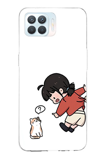 TechTree حافظة سيليكون متوافقة مع هاتف OPPO Reno 4 Lite - حافظة سيليكون مزدوج...