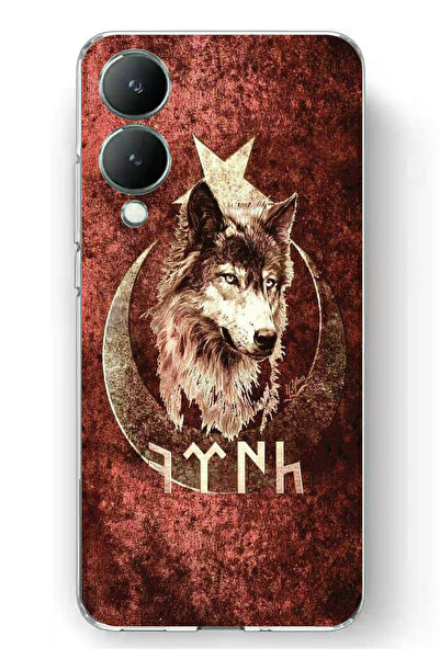 TechTree حافظة سيليكون مطبوع متوافقة مع Vivo Y17s مع كتابة جوك ترك ونقش بوزكويرت