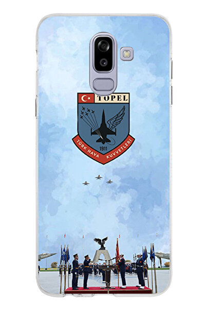 TechTree حافظة سيليكون متوافقة مع هاتف سامسونج جالاكسي J8-A6 بلس من القوات ال...