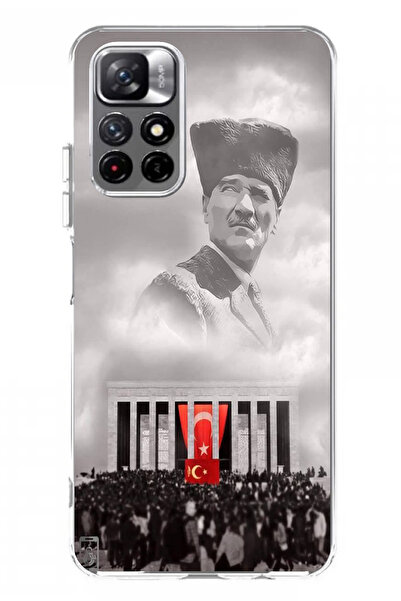 TechTree حافظة سيليكون مطبوعة عليها صورة أتاتورك مع غطاء رأس متوافق مع هاتف R...