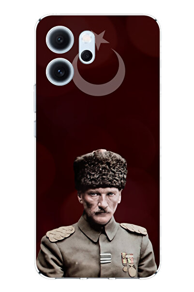 TechTree حافظة سيليكون متوافقة مع هاتف OPPO Reno 14F من Moon Star ورئيس الأرك...