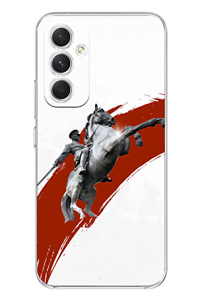 TechTree جراب سيليكون متوافق مع هاتف سامسونج جالاكسي A54 بتصميم حصان منتفخ وت...