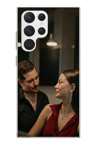 TechTree Samsung Galaxy S22 Ultra Compatible Eşref Rüya - Eşref and April Printed Silicone Case