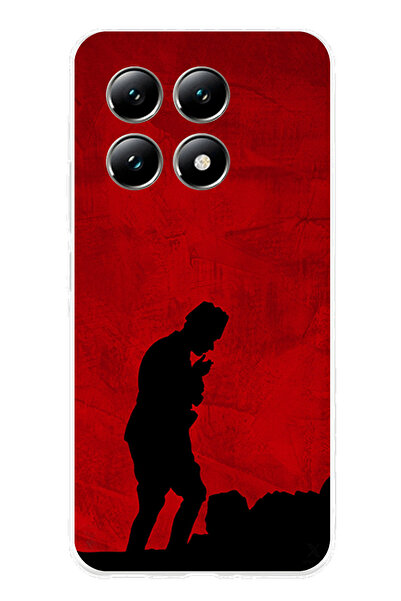 TechTree حافظة سيليكون أتاتورك مطبوع متوافقة مع هاتف Xiaomi Mi 14T مع تفاصيل ...