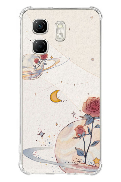 TechTree Infinix Hot 50i - حافظة سيليكون متوافقة مع Smart 9، بتصميم كوكب ونجم...