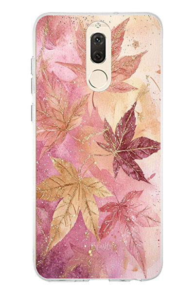 TechTree حافظة سيليكون متوافقة مع هاتف هواوي ميت 10 لايت باللون الوردي والأحم...