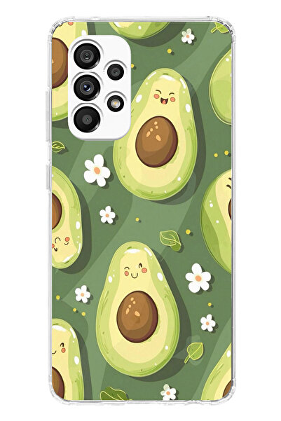 TechTree حافظة سيليكون متوافقة مع هاتف سامسونج جالاكسي A23 باللون الأخضر اللط...