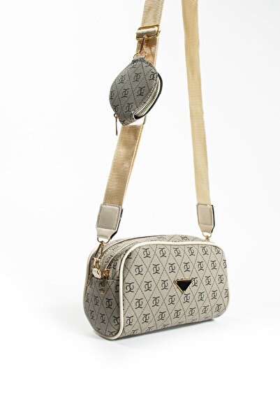 Asya Valente Desenli Orta Boy Kadın Çapraz Askılı Omuz Çantası