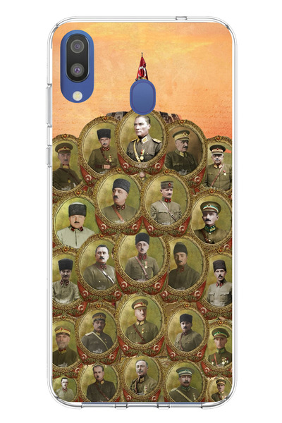 TechTree حافظة سيليكون متوافقة مع هاتف سامسونج جالاكسي M20 من أتاتورك وقادة ا...