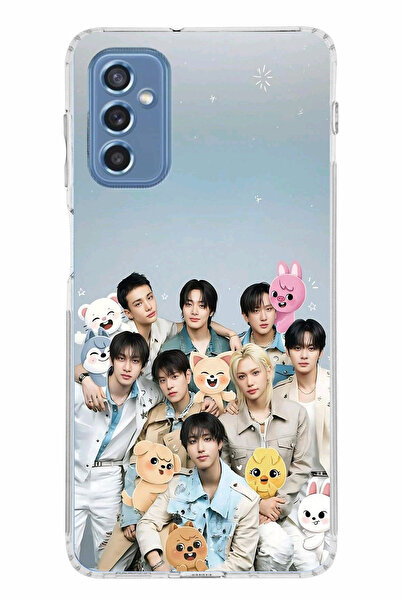 TechTree حافظة سيليكون مطبوع متوافقة مع هاتف سامسونج جالاكسي M52 بتصميم فرقة ...