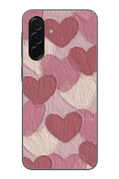 TechTree حافظة سيليكون متوافقة مع هاتف سامسونج جالاكسي A36 باللون الوردي البا...