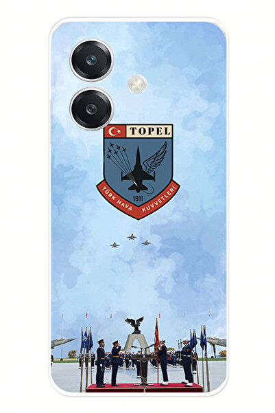 TechTree حافظة سيليكون متوافقة مع القوات الجوية التركية مطبوع لهاتف OPPO A3