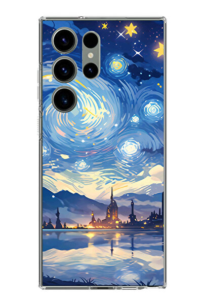 TechTree حافظة سيليكون متوافقة مع هاتف سامسونج جالاكسي S23 ULTRA بتصميم السما...