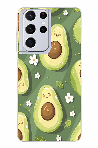 TechTree حافظة سيليكون متوافقة مع هاتف سامسونج جالاكسي S21 ULTRA باللون الأخض...