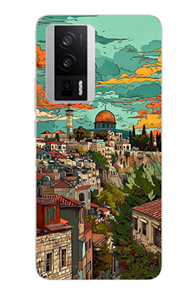TechTree Poco F5 Pro Compatible Free Palestine and Dome of the Rock Printed S...