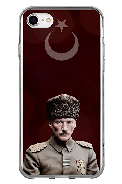 TechTree iPhone 7-8-Se 2020 Compatible Moon Star and Commander Ataturk Printe...