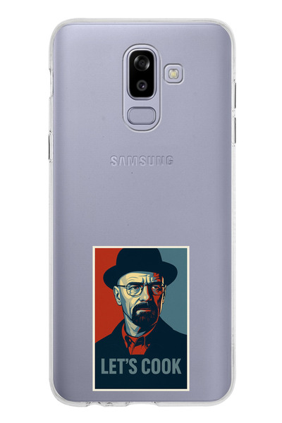 TechTree حافظة سيليكون متوافقة مع هاتف سامسونج جالاكسي J8-A6 بلس من Lets Cook...