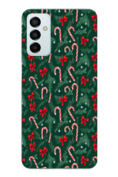 TechTree حافظة سيليكون متوافقة مع هاتف سامسونج جالاكسي M14 لشجرة عيد الميلاد ...