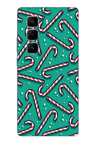 TechTree حافظة سيليكون مطبوع متوافقة مع هاتف Infinix Hot 50 PRO PLUS+ مزودة ب...