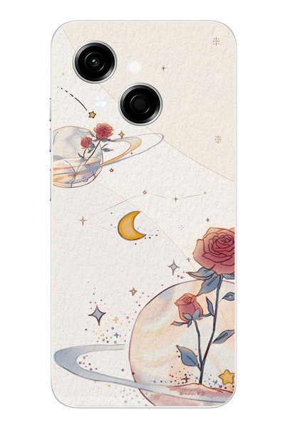 TechTree حافظة سيليكون متوافقة مع هاتف Tecno Spark GO 1 Planet and Star and R...