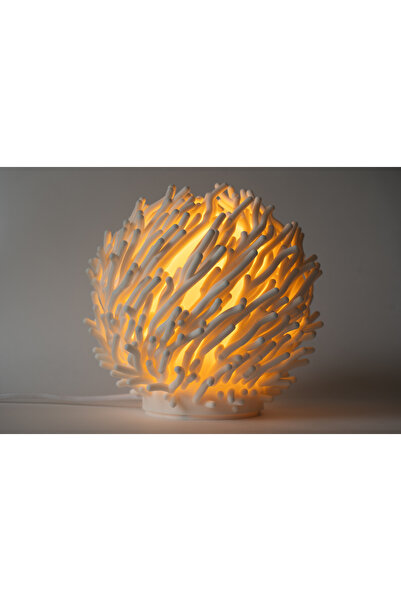 Alpdesign Modern Dekoratif Masaüstü LED Ampüllü Aydınlatma | Anahtarlı Masa L...