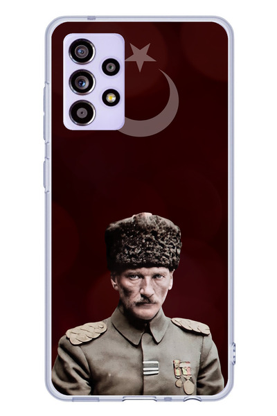 TechTree حافظة سيليكون متوافقة مع هاتف Samsung Galaxy A52-A52S ونجمة القمر وا...