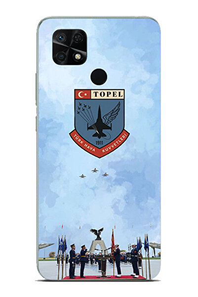 TechTree حافظة سيليكون متوافقة مع طيران تريلاند مطبوع لهاتف Redmi 10C - POCO C40