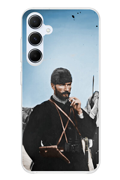 TechTree حافظة سيليكون متوافقة مع هاتف سامسونج جالاكسي A55 من أتاتورك سيهيفيد...