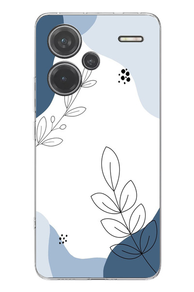 TechTree حافظة سيليكون متوافقة مع هاتف Redmi Note 13 PRO PLUS ذات أشكال هادئة...