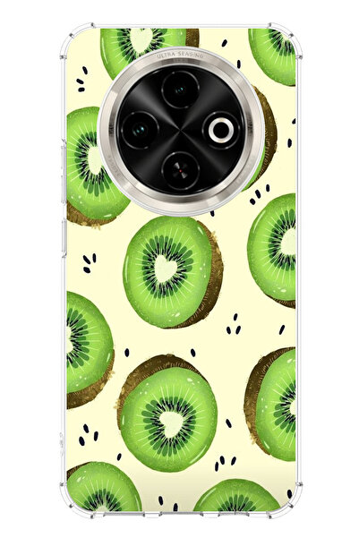 TechTree حافظة سيليكون متوافقة مع هاتف Tecno Spark 30C على شكل شرائح الأفوكاد...