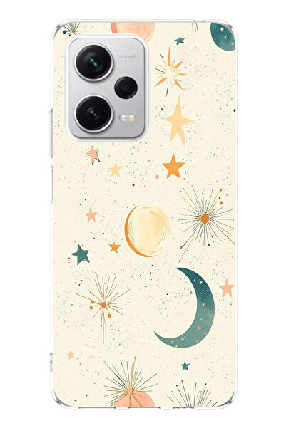 TechTree حافظة سيليكون متوافقة مع هاتف Redmi Note 12 PRO PLUS ذات خلفية كريمي...