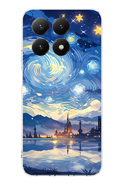 TechTree حافظة سيليكون متوافقة مع هاتف Xiaomi Mi 15T PRO بتصميم السماء المرصع...