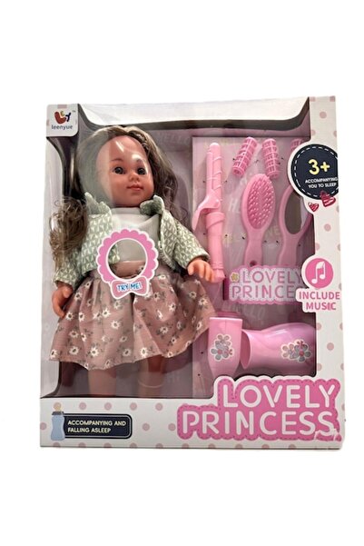 OEM Păpușă cu accesorii, 37 cm, Set coafor