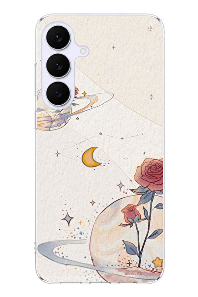 TechTree حافظة سيليكون متوافقة مع هاتف سامسونج جالاكسي S25 FE، بتصميم كوكب ون...