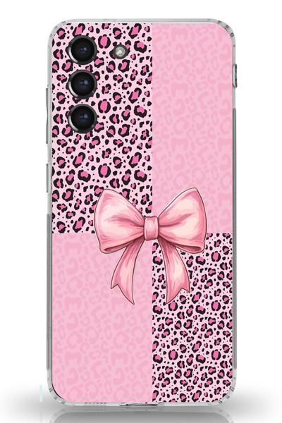 TechTree حافظة سيليكون متوافقة مع هاتف سامسونج جالاكسي S21 FE بنمط الفهد الور...