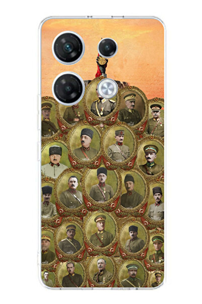 TechTree حافظة سيليكون متوافقة مع هاتف Infinix GT 20 PRO من أتاتورك وقادة الح...