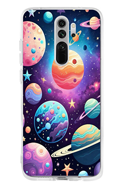 TechTree Printed Silicone Case Compatible with Redmi Note 8 Pro with Space, P...