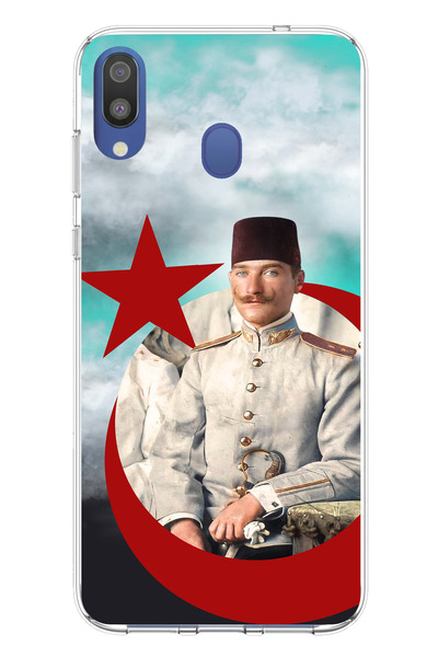 TechTree حافظة سيليكون متوافقة مع هاتف سامسونج جالاكسي M20 من نيوتشر إيرينغز ...