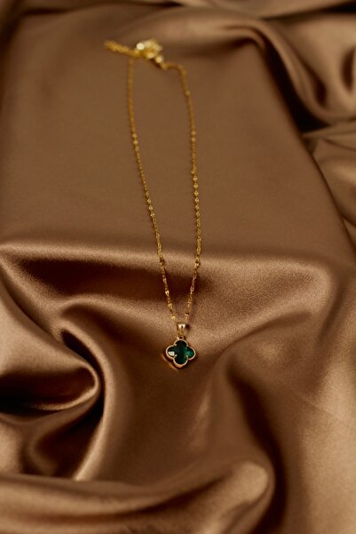 XP XUPİNG Van Cleef Gold - Green Çelik Kolye