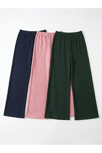 BY ARDELION 4-Piece Women's Lycra Comfortable Pants & Sweatpants, Casual Comfortable Home Wear Pajamas