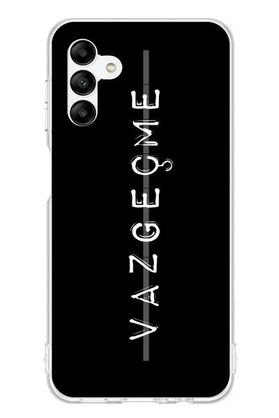 TechTree جراب سيليكون متوافق مع هاتف سامسونج جالاكسي A04s مكتوب عليه مطبوع