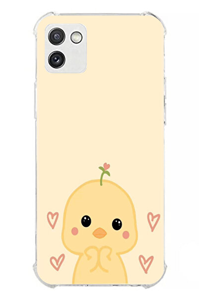 TechTree حافظة سيليكون مطبوع متوافقة مع هاتف سامسونج جالاكسي A03 بنمط الديك ا...