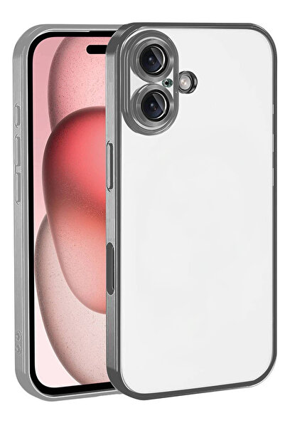 NewFace غطاء سيليكون لهاتف آيفون 17 من إس بي تي آر إن إس - (174611) رمادي تيتاني