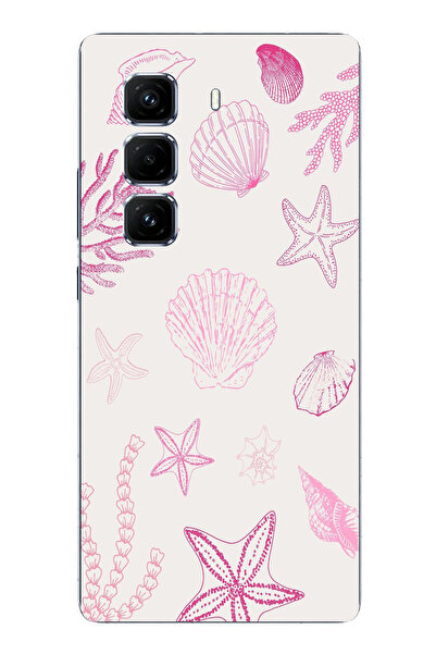 TechTree حافظة سيليكون متوافقة مع هاتف Infinix Hot 50 PRO PLUS+ باللون الوردي...