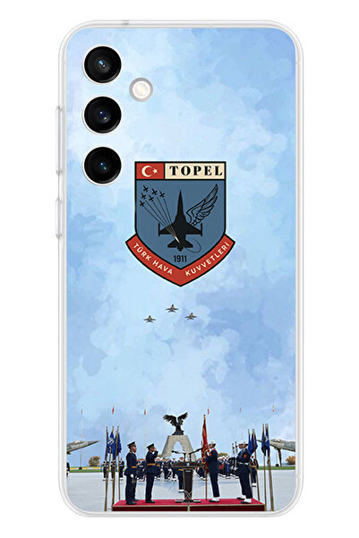 TechTree حافظة سيليكون متوافقة مع هاتف سامسونج جالاكسي S23 FE من القوات الجوي...