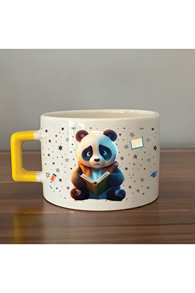 Kırtasiye Ofisi Sad Sad Panda - Occupation: Student Yellow Handle Square Occu...