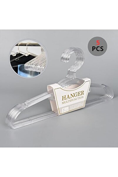 Generic Transparent Clothes Hangers Set of 5