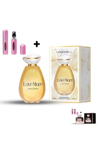 LUXEROM Love More Eau de Parfum + Dispenser de parfum reîncărcabil