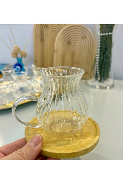 Berina home 3 lü Tombik Çay Bardağı - Kulplu Çay Bardağı